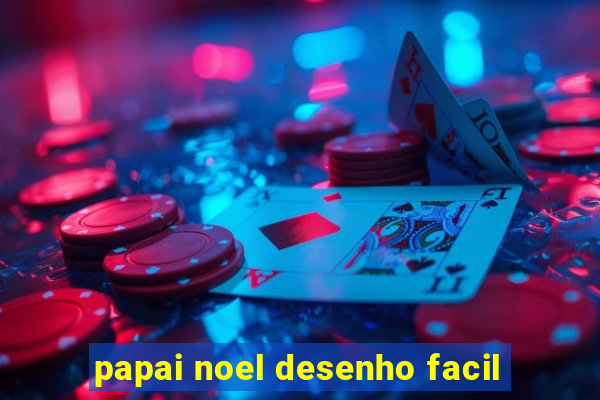 papai noel desenho facil